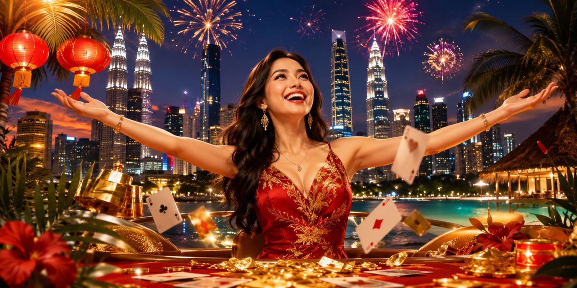 Pemain Kuala Lumpur menikmati permainan kad termasuk Blackjack di nv200