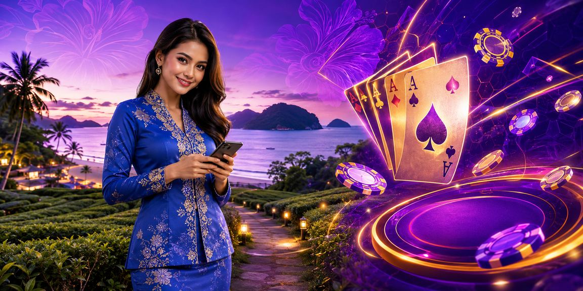 Permainan poker bergaya baju kurung di Langkawi